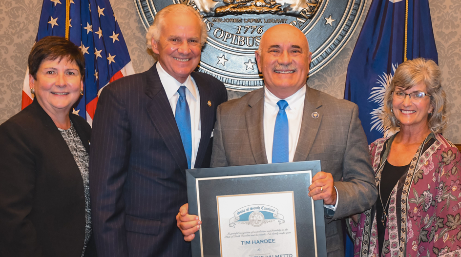 Dr. Hardee receives honor