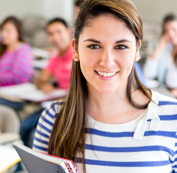 female in classroom